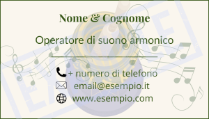 Esempio Biglietto da visita 