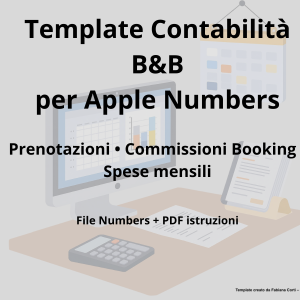 Template Contabilità B&B – Apple Numbers